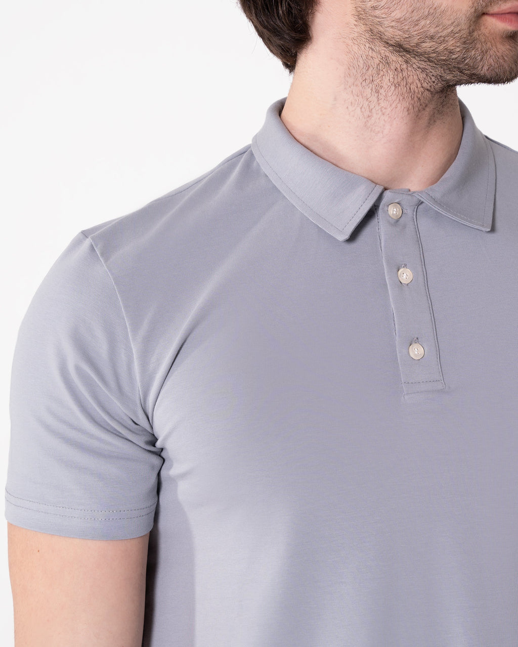 Gray Classic Polo
