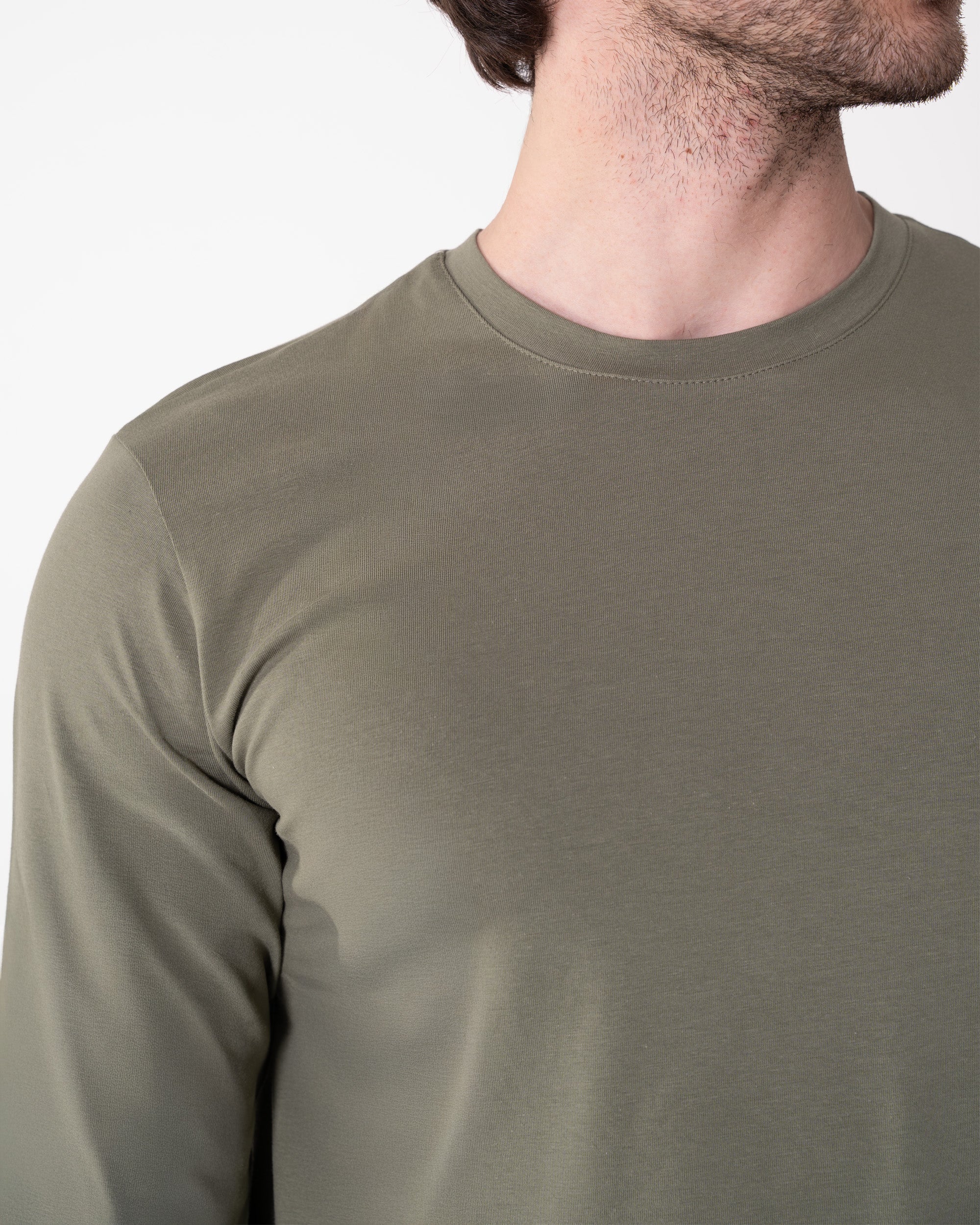 Olive Long-Sleeve T-Shirt