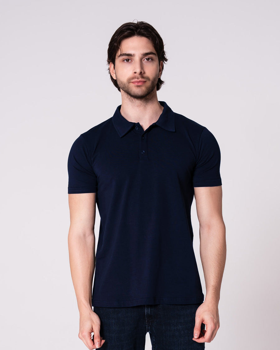 Navy Blue Classic Polo