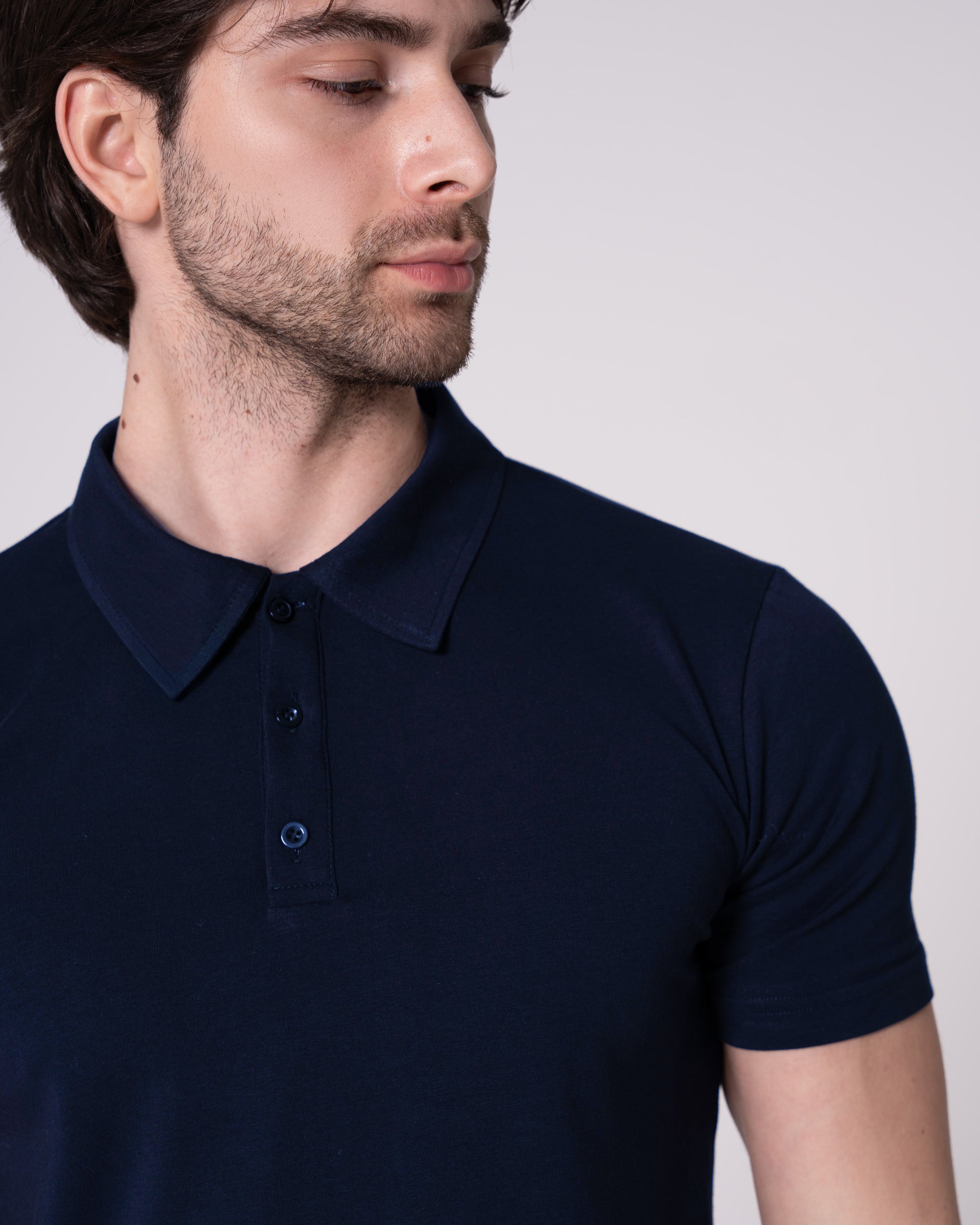 Navy Blue Classic Polo
