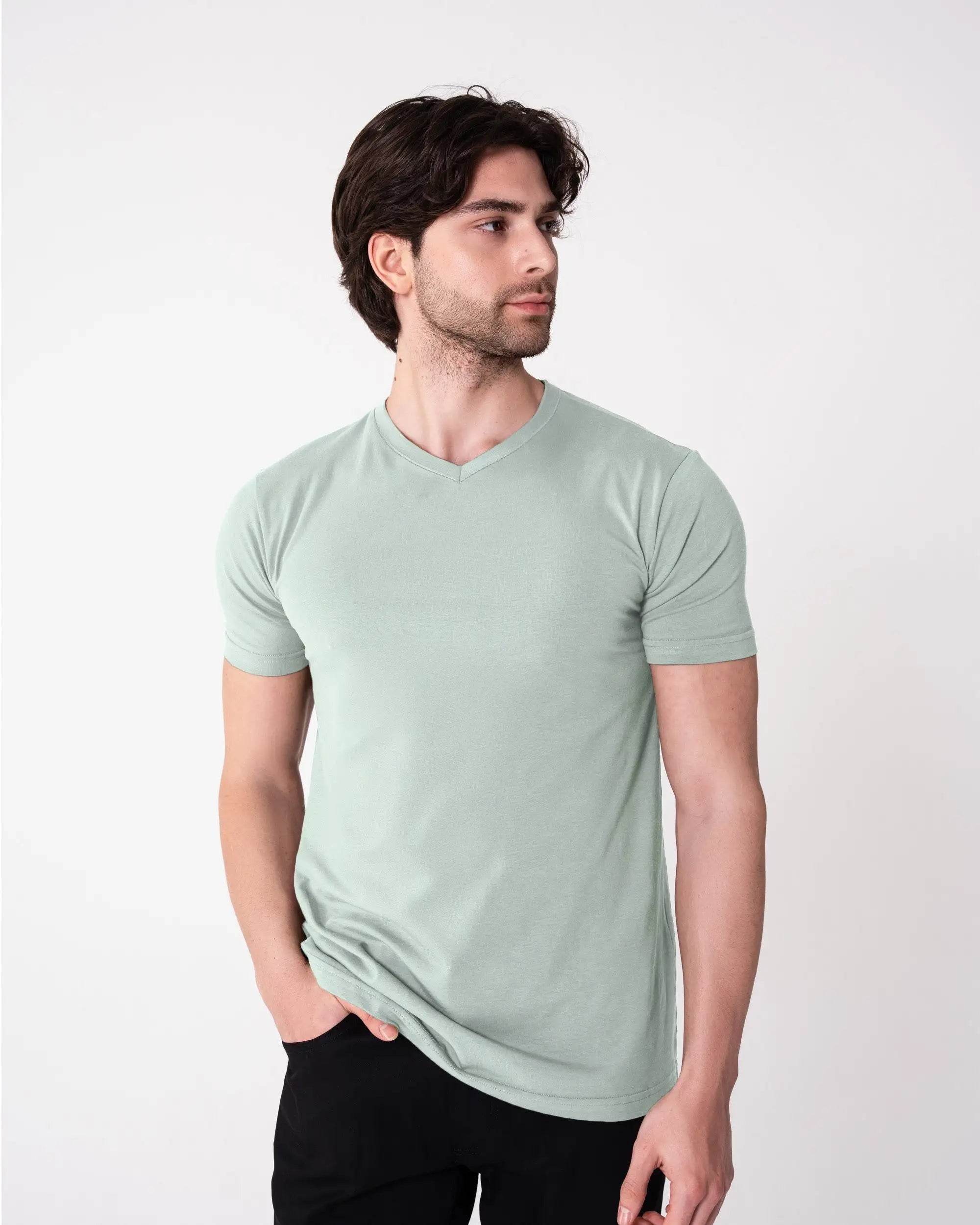 Mınt V-Neck T-Shirt