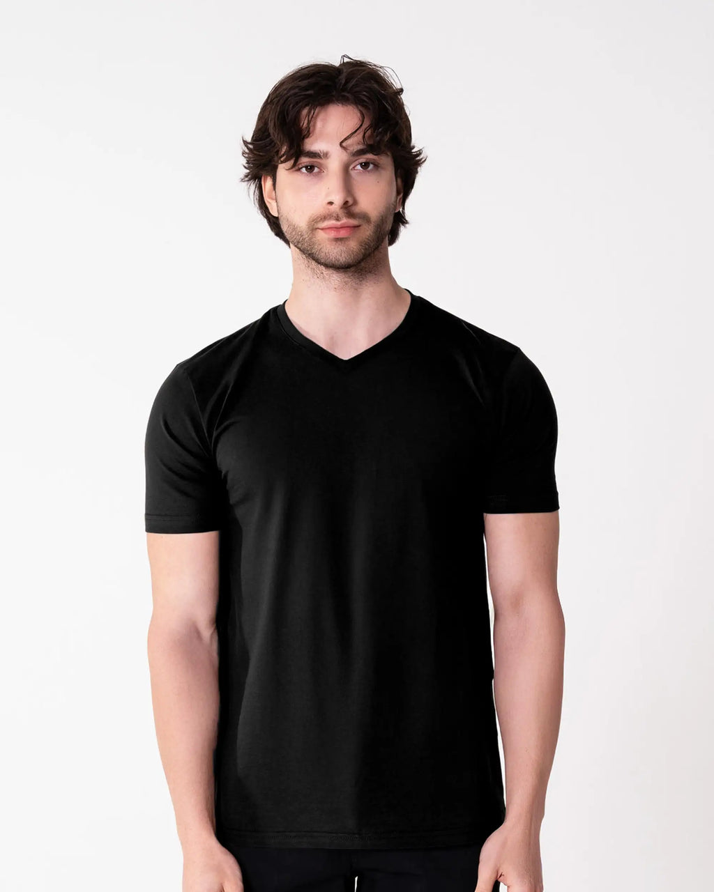 Black V-Neck T-Shirt