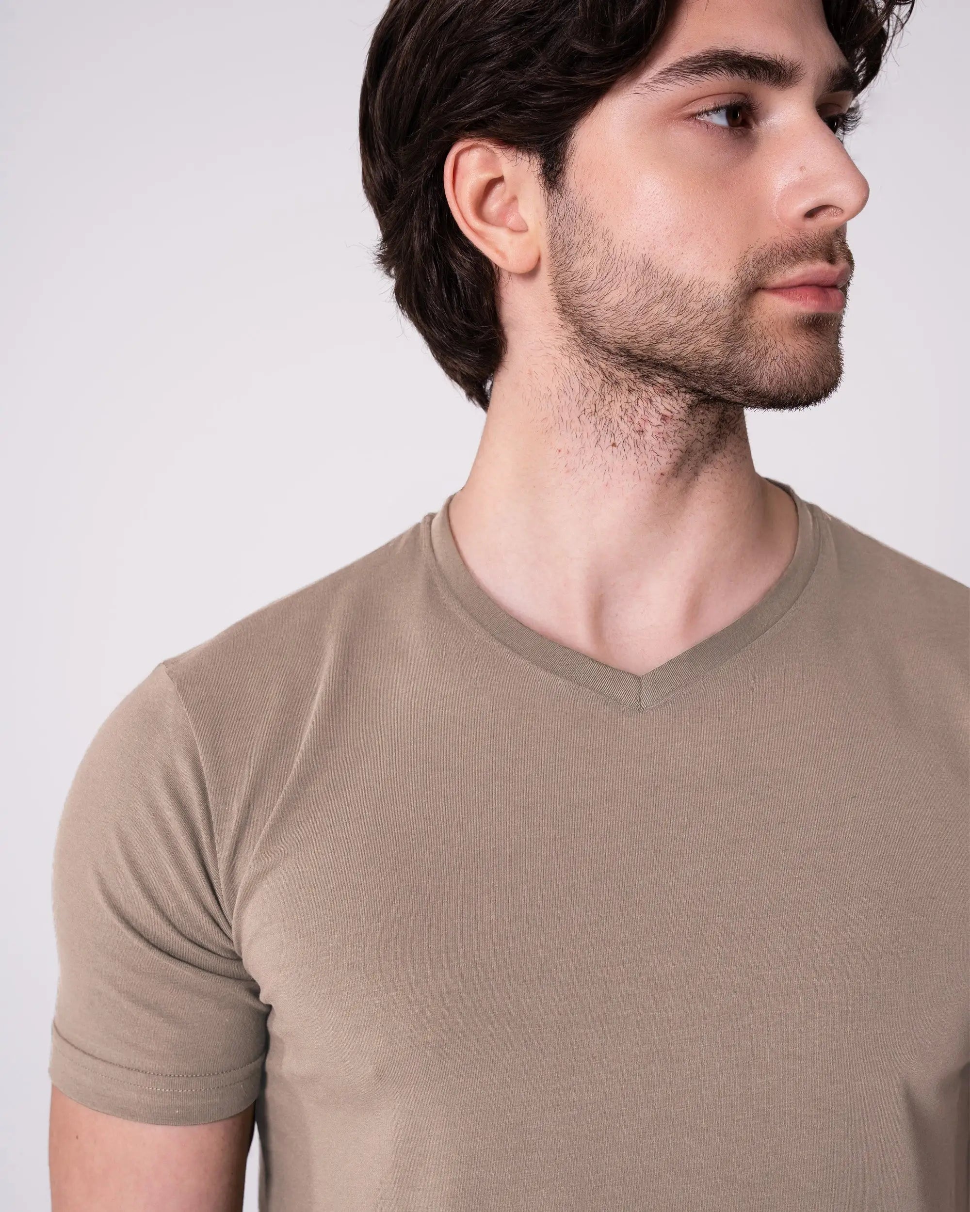 Stone V-Neck T-Shirt
