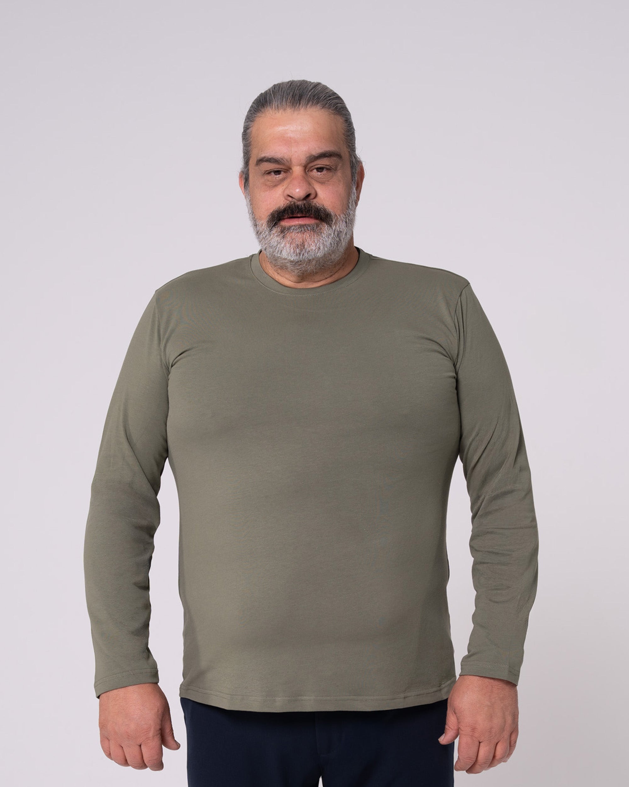Olive Long-Sleeve T-Shirt