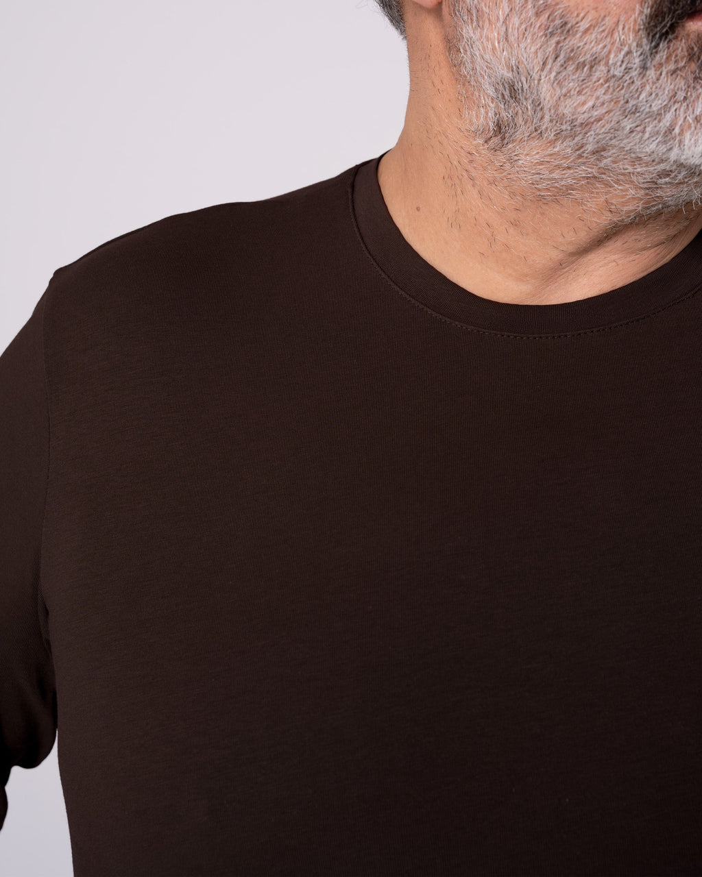 Brown Long-Sleeve T-Shirt