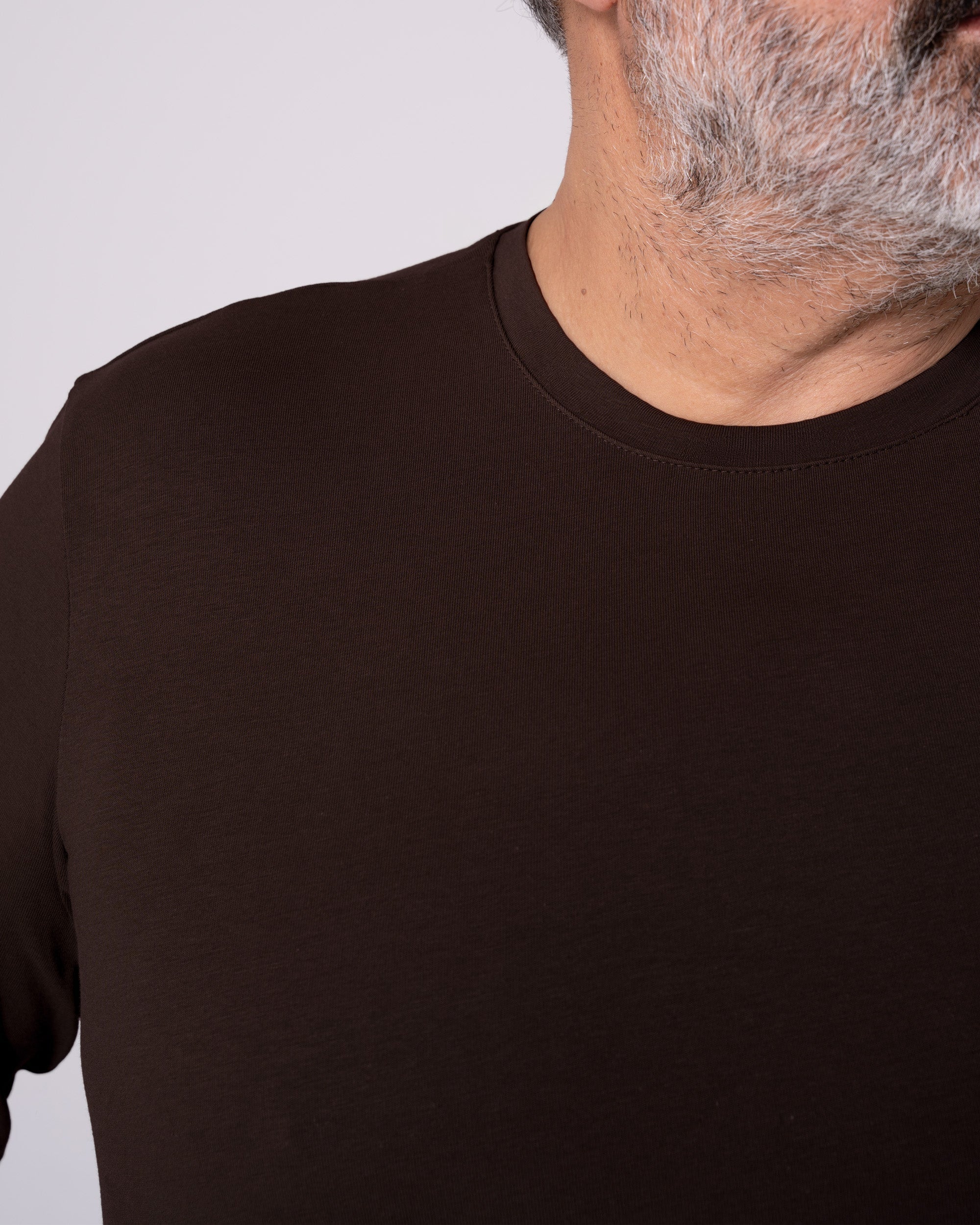 Brown Long-Sleeve T-Shirt