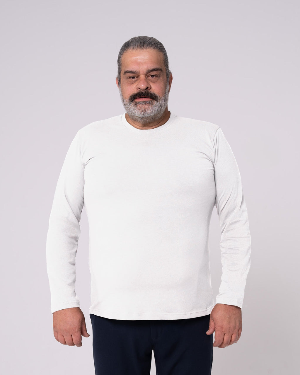 White Long-Sleeve T-Shirt