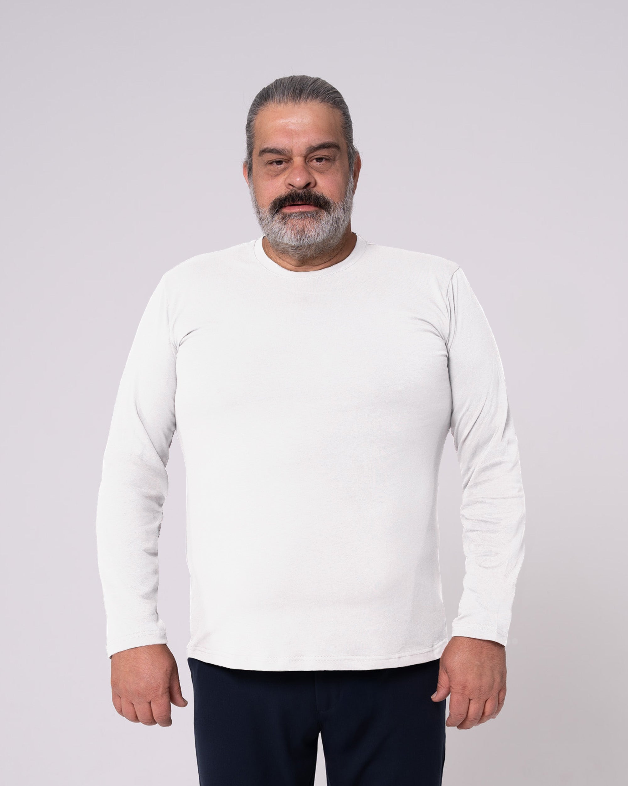 White Long-Sleeve T-Shirt