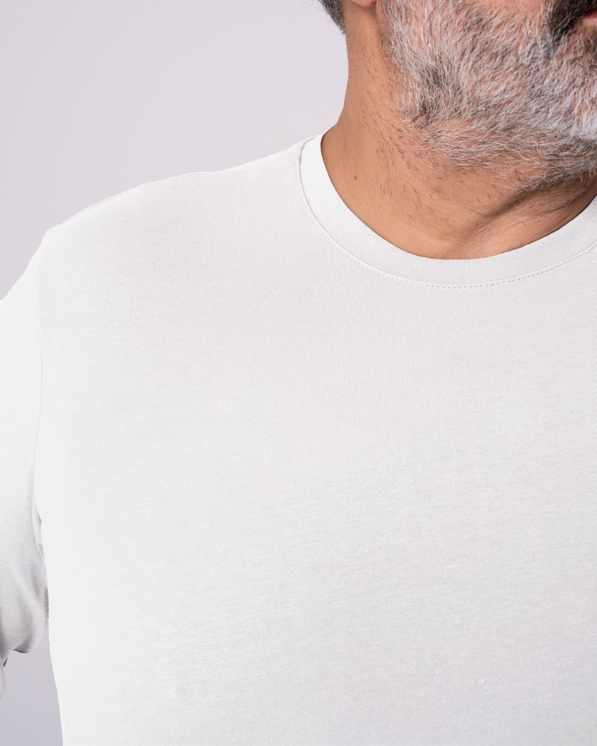 White Long-Sleeve T-Shirt