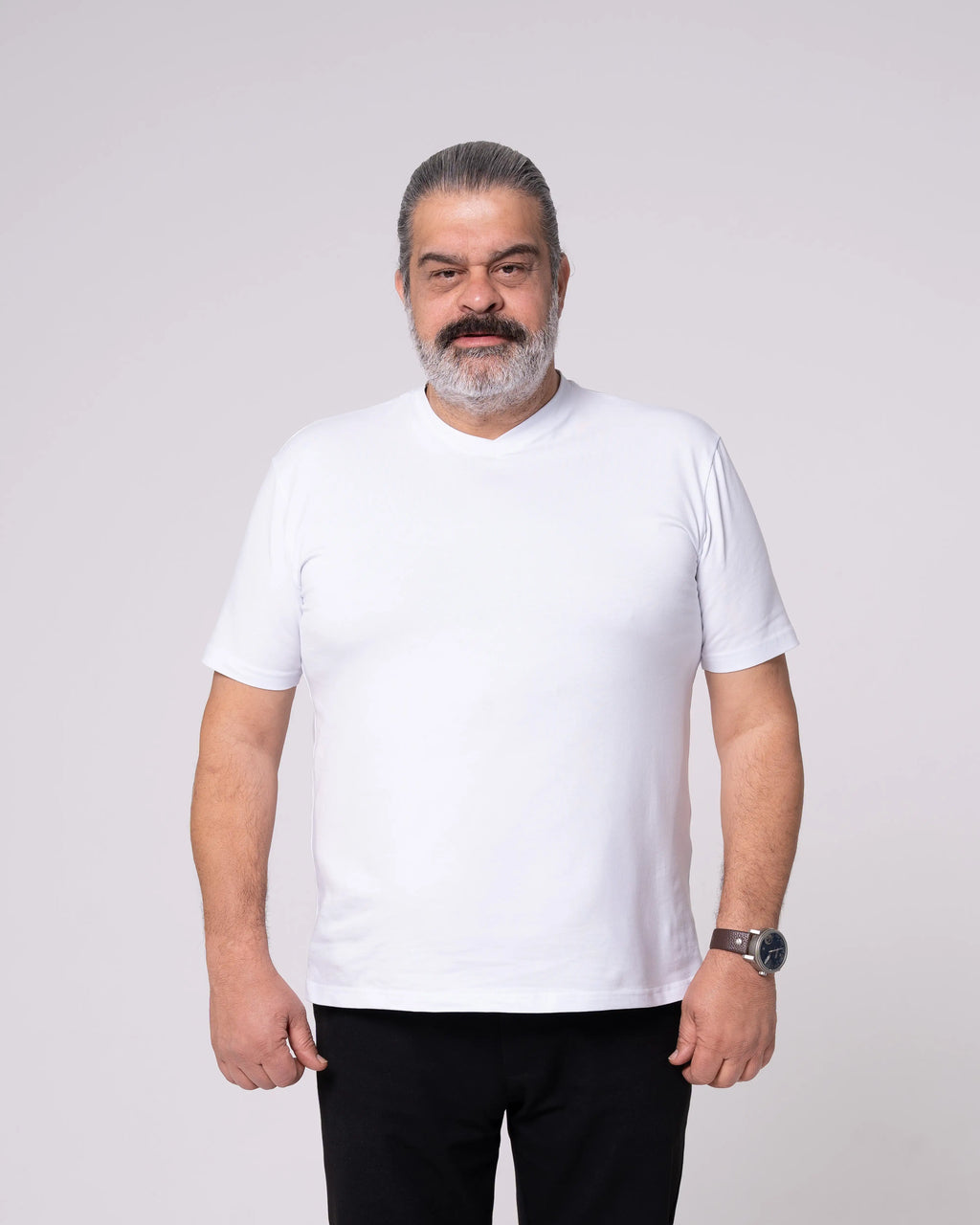 White V-Neck T-Shirt