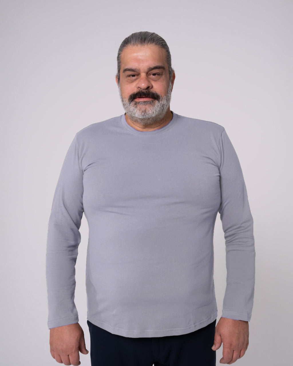 Gray Long-Sleeve T-Shirt