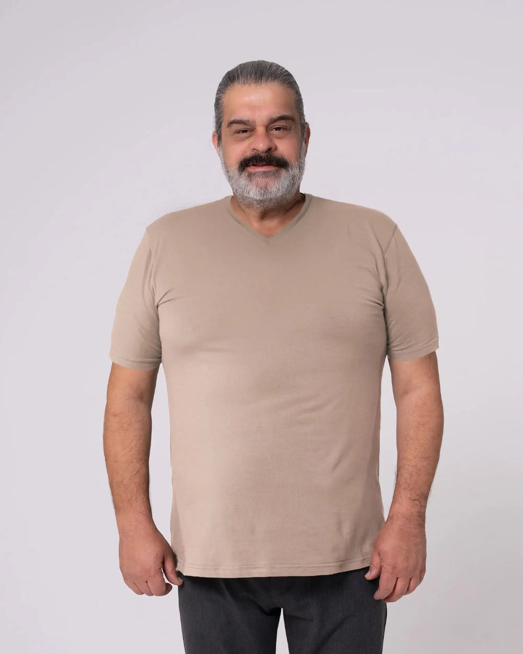 Stone V-Neck T-Shirt