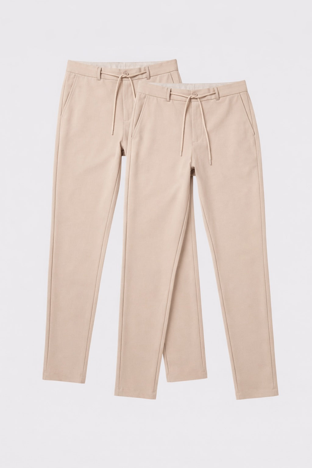 Beige Jogger Pants